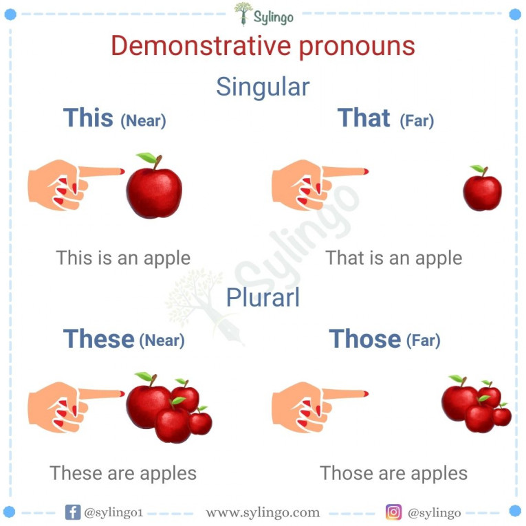 Demonstrative Pronouns Sylingo